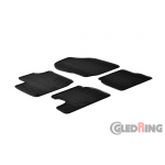 Original Gledring Passform Fußmatten Gummimatten 4 Tlg.+Fixing - Honda Civic 2012-> 5 Türig NUR FÜR BENZINER